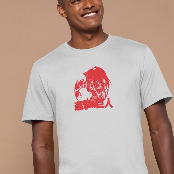 Unisex Round Collar t-shirt for your Anime practice with Eren Yeager
