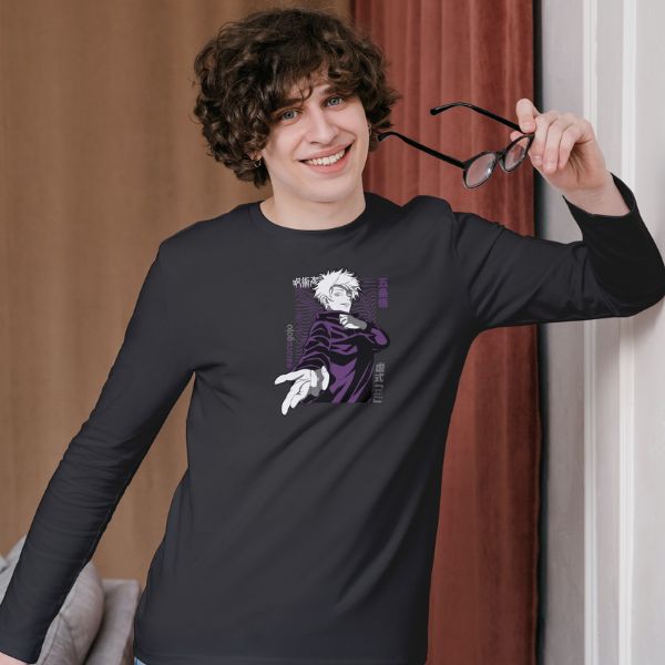 Unisex Round Collar t-shirt for your Anime practice with Gojo satoru Essential