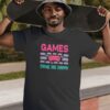 Unisex Round Collar t-shirt for your Summer practice with Game Makes Me Happy