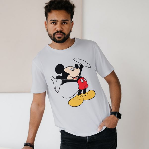 Unisex Round Collar cartoon t-shirt for your popular cartoon Mickey Mouse