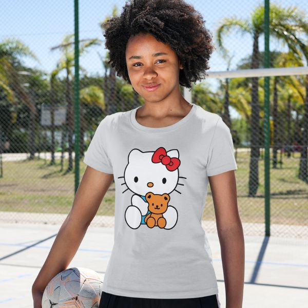 Unisex Round Collar t-shirt for your cartoon t-shirt Hello Kitty