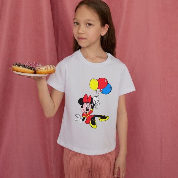Unisex Round Collar t-shirt for your cartoon t-shirt Minnie Mouse