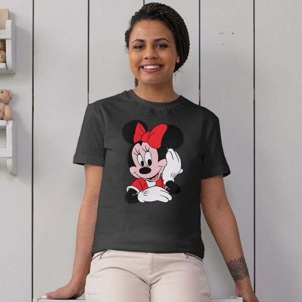 Unisex Round Collar t-shirt for your cartoon t-shirt Minnie Mouse