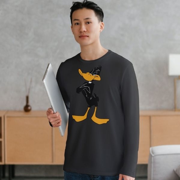 Unisex Round Collar t-shirt for your cartoon t-shirt Daffy Duck