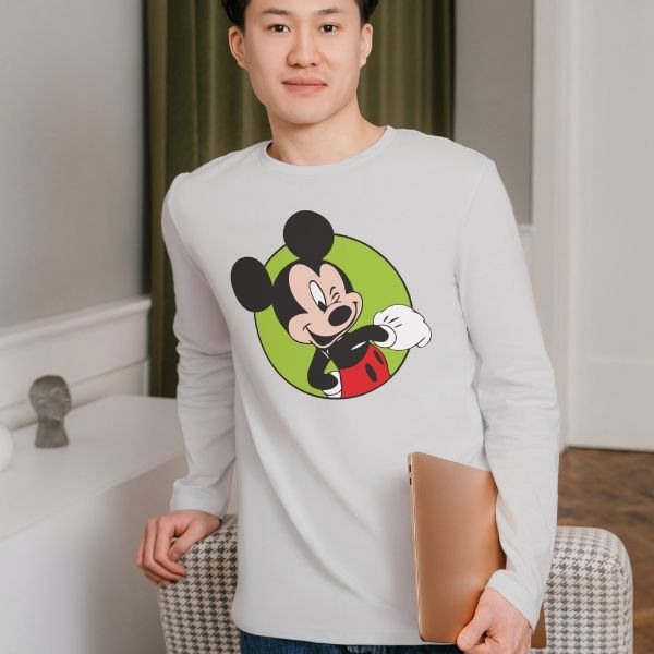 Unisex Round Collar t-shirt for your cartoon t-shirt Mickey Mouse