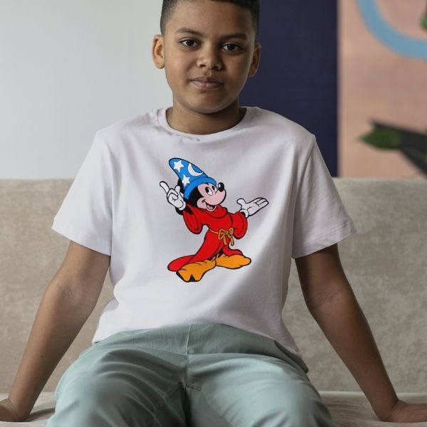 Unisex Round Collar t-shirt for your cartoon t-shirt Mickey Mouse_2