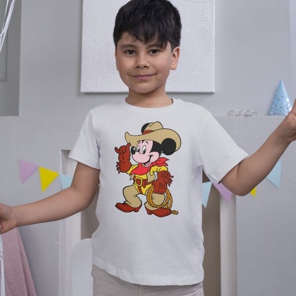 Unisex Round Collar t-shirt for your cartoon t-shirt Mickey Mouse_3