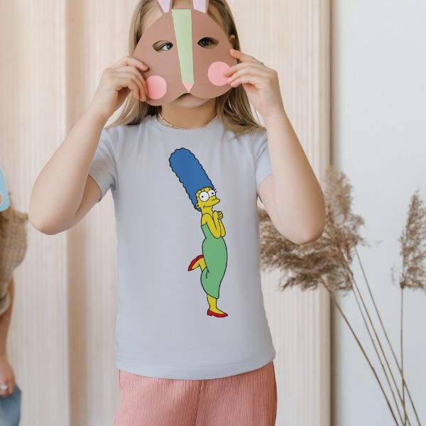 Unisex Round Collar t-shirt for your cartoon t-shirt Marge Simpson
