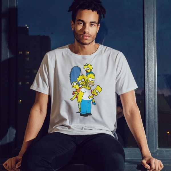 Unisex Round Collar t-shirt for your cartoon t-shirt The Simpsons