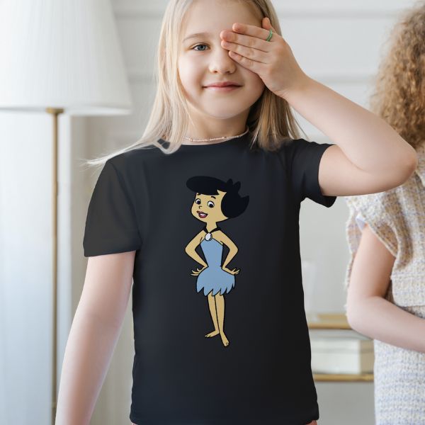 Unisex Round Collar t-shirt for your cartoon t-shirt Betty Rubble