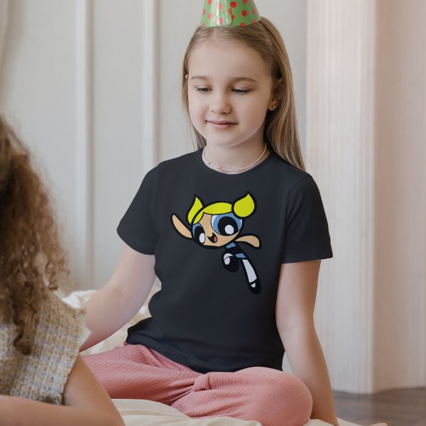 Unisex Round Collar t-shirt for your cartoon t-shirt The Powerpuff Girls