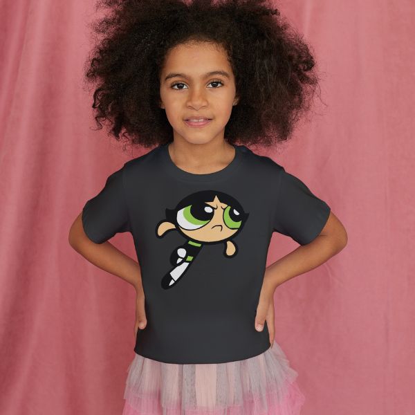 Unisex Round Collar t-shirt for your cartoon t-shirt The Powerpuff Girls_3