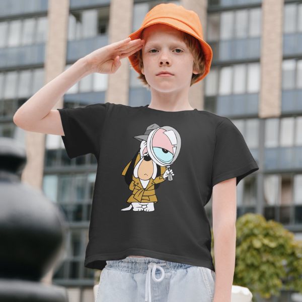 Unisex Round Collar t-shirt for your cartoon t-shirt Droopy_1