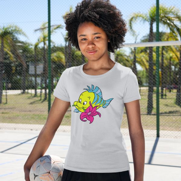 Unisex Round Collar t-shirt for your cartoon t-shirt Flounder