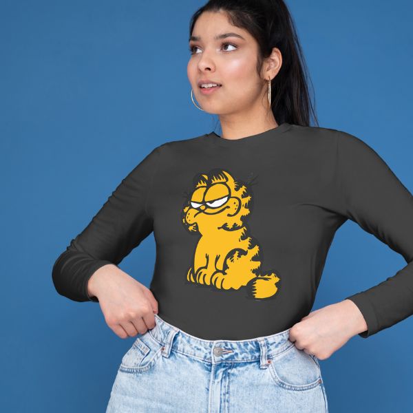 Unisex Round Collar t-shirt for your cartoon t-shirt Garfield_3