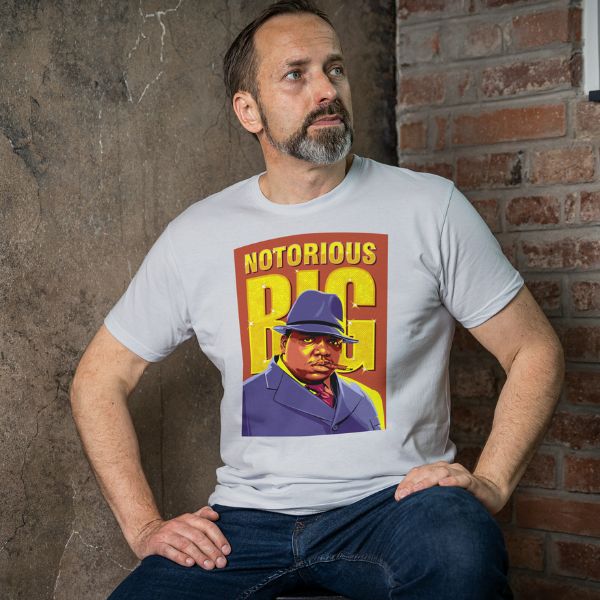 Unisex Round Collar t-shirt for your cartoon t-shirt The Notorious B.I.G._2