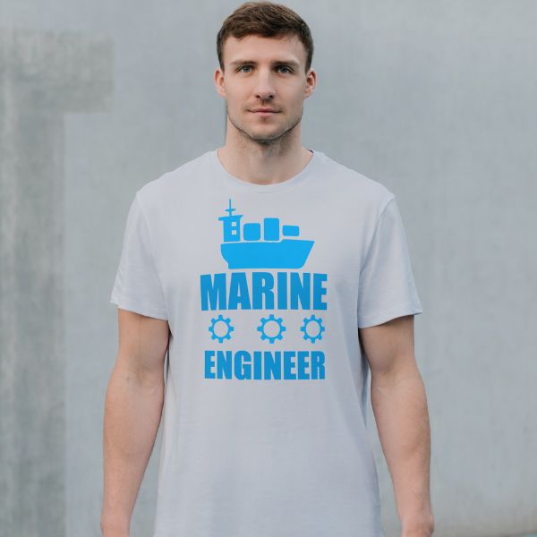 Unisex Round Collar t-shirt for your Profession Marine Engineer