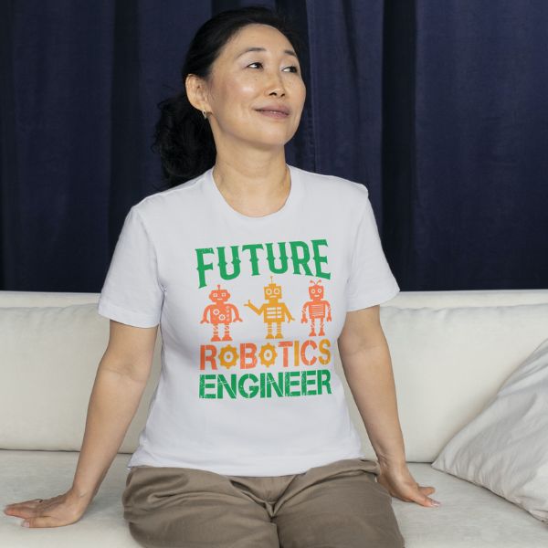 Unisex Round Collar t-shirt for your Profession Future Robotics Engineer