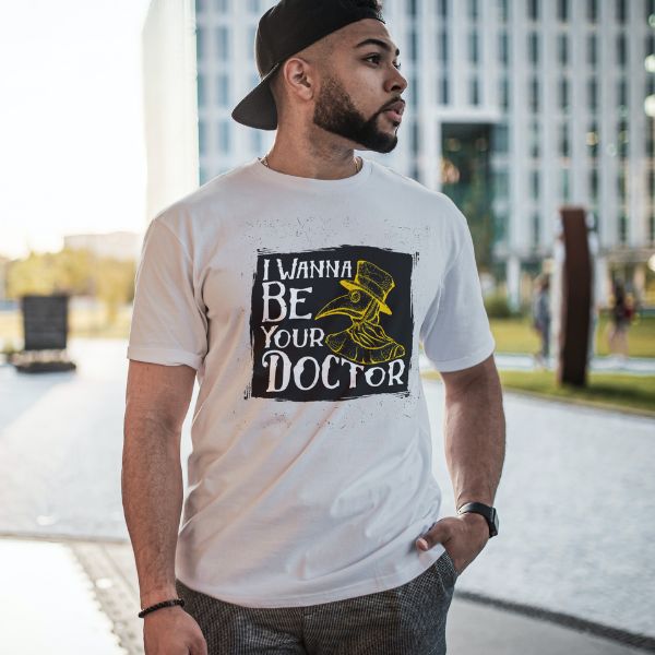 Unisex Round Collar t-shirt for your Profession I wanna Be your doctor